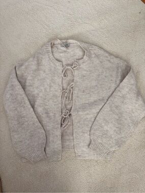 Tie Front Sweater